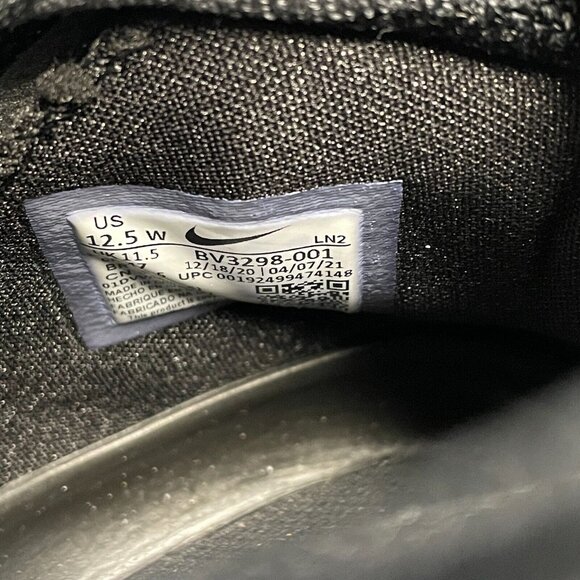 NIKE ALPHA MENACE ELITE 2 FOOTBALL CLEATS MENS 12.5 WIDE BLACK GRAY BV3298-001 - Picture 7 of 9